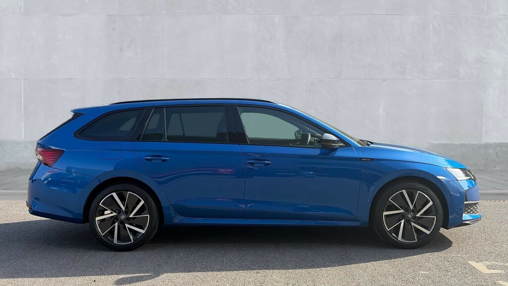 Skoda Octavia Octavia 1.5 Tsi 150 E-tec Sportline Dsg EO75JTZ Blue #4