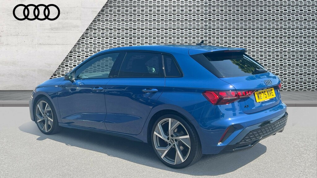 Audi A3 A3 1.5 Tfsi 150 Black Edition S Tronic WD75NVE Blue #3