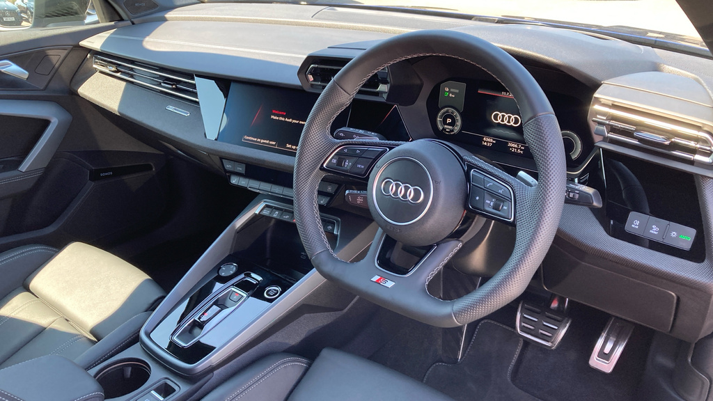 Audi A3 A3 1.5 Tfsi E 204 Black Edition S Tronic LN26NAU Blue #6
