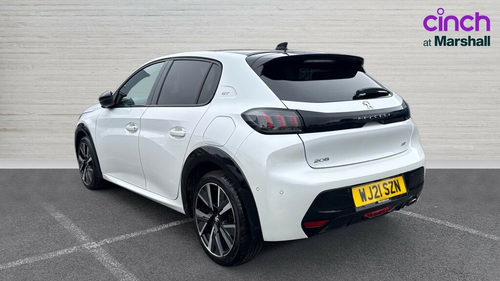 Peugeot 208 208 1.2 Puretech 100 Gt WJ21SZN White #5