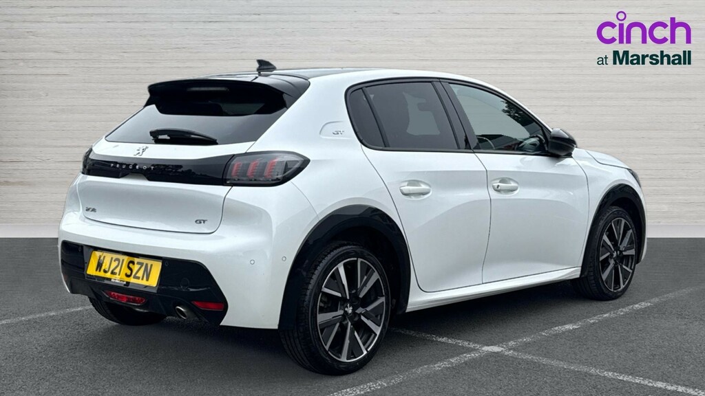 Peugeot 208 208 1.2 Puretech 100 Gt WJ21SZN White #3