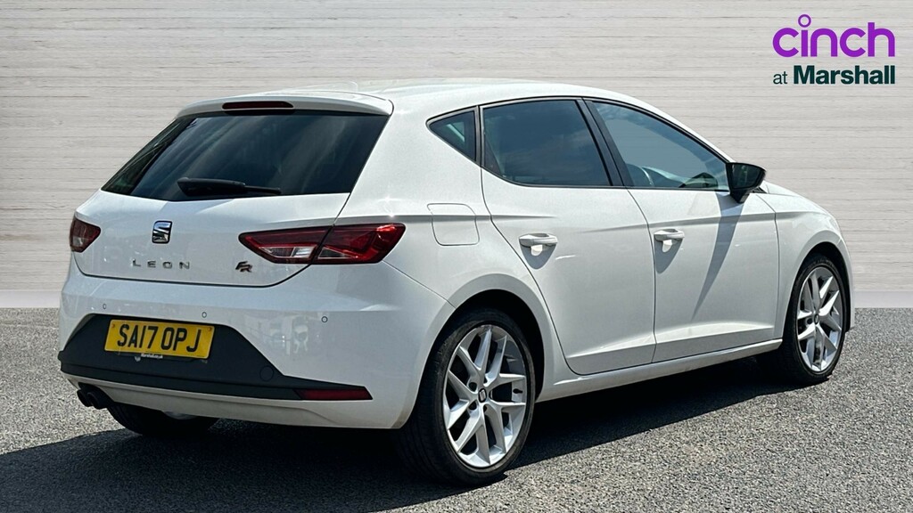 Seat Leon Leon 1.4 Tsi 125 Fr Technology SA17OPJ White #3
