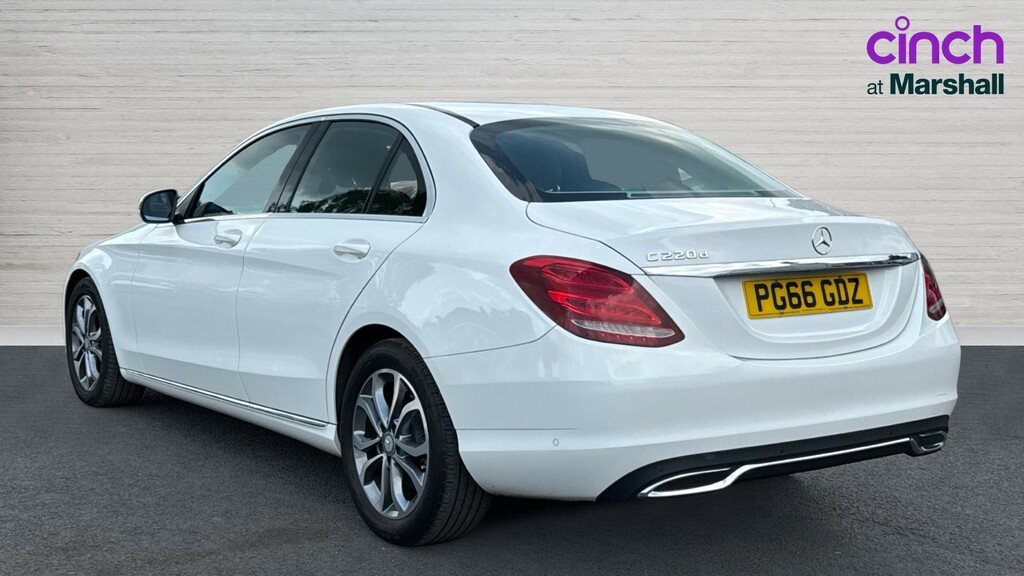 Mercedes-Benz C Class C Class C220d Sport PG66GDZ White #5