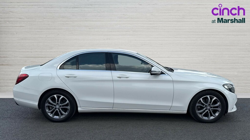 Mercedes-Benz C Class C Class C220d Sport PG66GDZ White #2