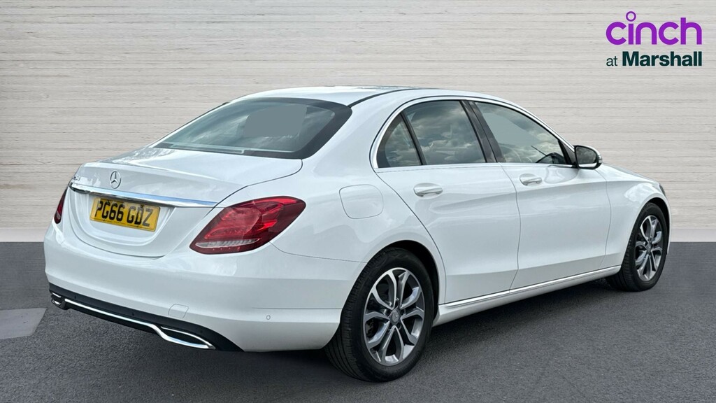 Mercedes-Benz C Class C Class C220d Sport PG66GDZ White #3