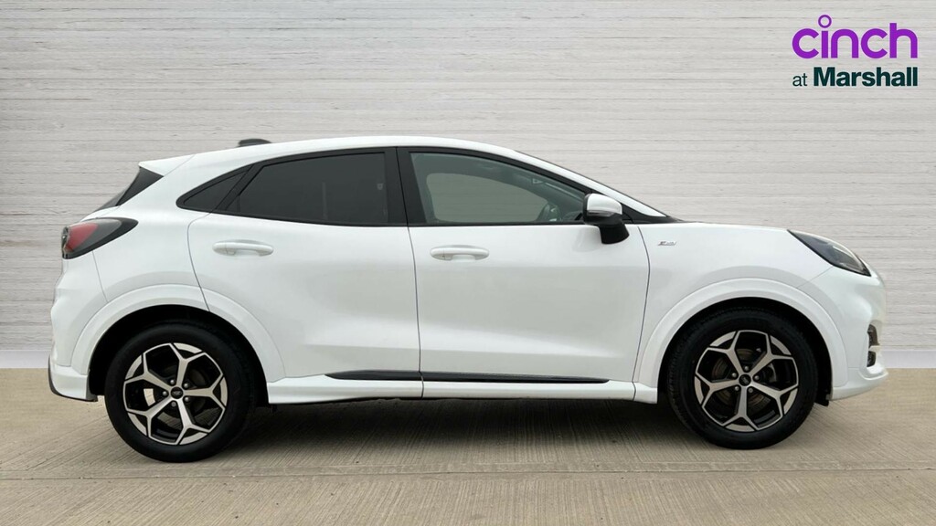 Ford Puma Puma 1.0 Ecoboost Hybrid Mhev St-line BJ25YCB White #2