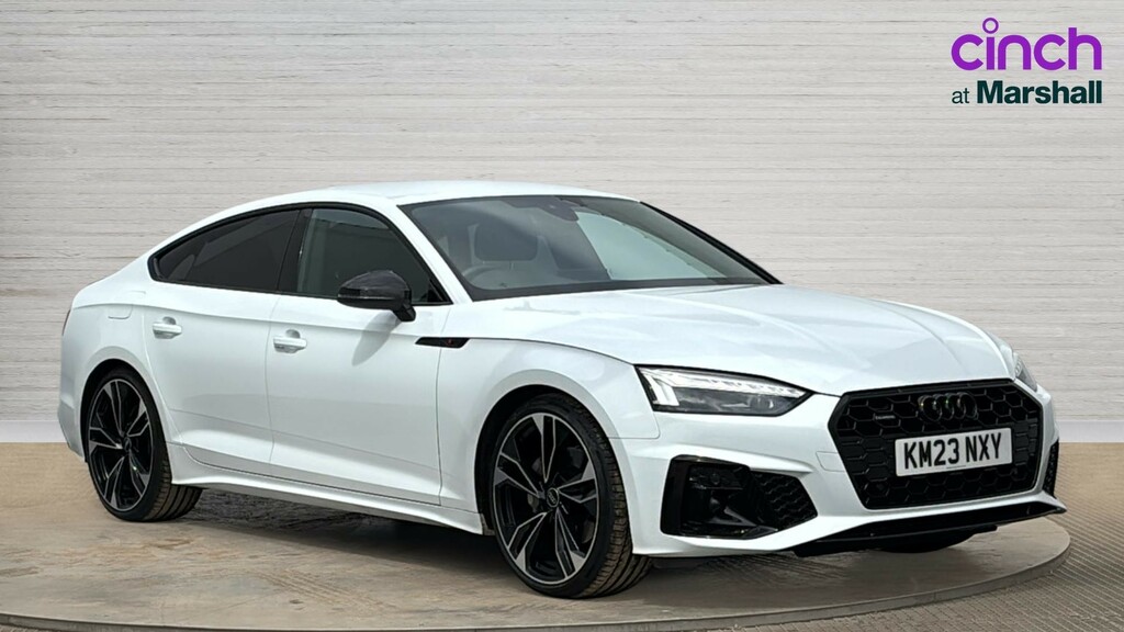 Audi A5 A5 40 Tdi 204 Quattro Black Edition S Tronic KM23NXY White