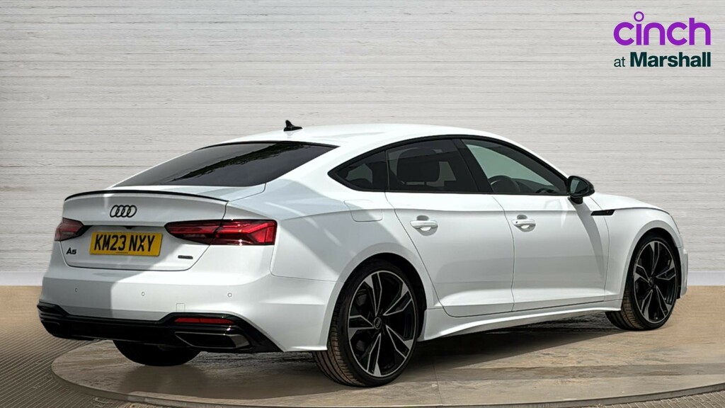 Audi A5 A5 40 Tdi 204 Quattro Black Edition S Tronic KM23NXY White #3