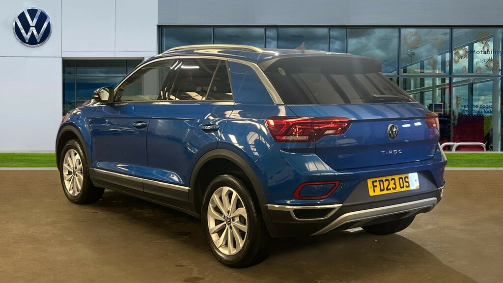 Volkswagen T-Roc T-roc 1.5 Tsi Style Dsg FD23OSV Blue #3