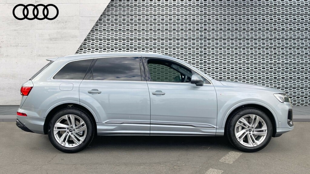 Audi Q7 Audi Q7 Estate 3.0 Tfsi E Quattro 394 S Line T Silver #4