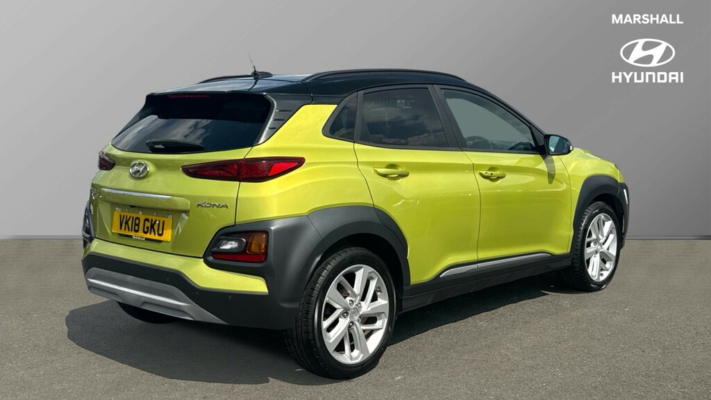 Hyundai Kona Kona 1.0T Gdi Blue Drive Premium Se VK18GKU Yellow #3