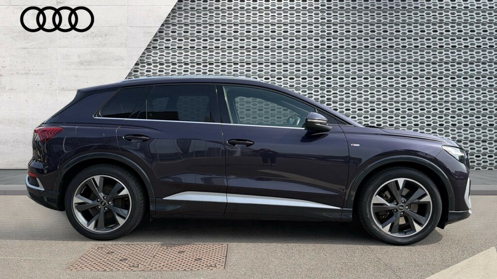 Audi Q4 E Tron Q4 220Kw 50 Quattro 82Kwh S Line GJ72NTU Purple #3