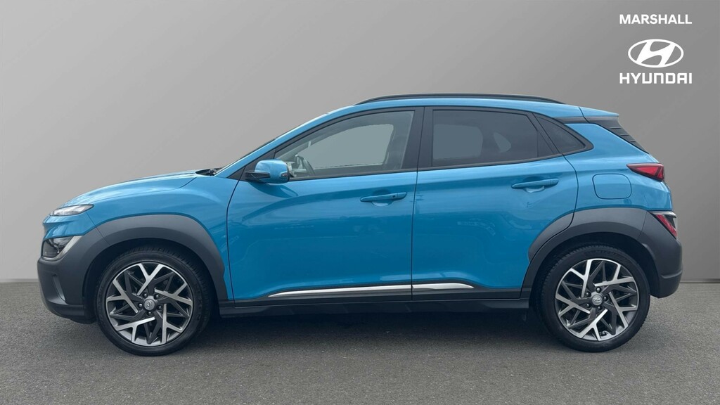 Hyundai Kona Kona 1.6 Gdi Hybrid Premium Dct GF22ZJO Blue #6
