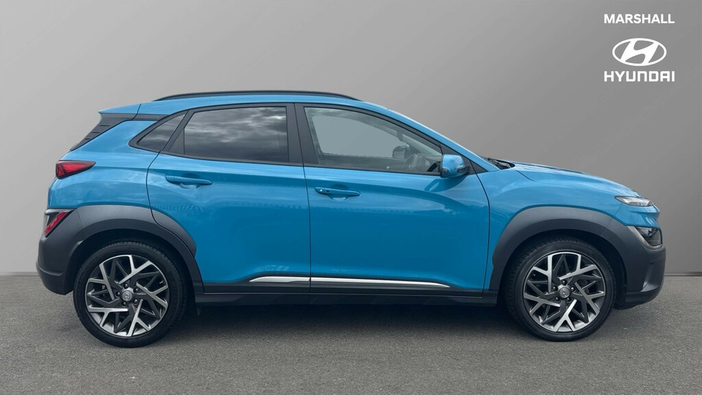 Hyundai Kona Kona 1.6 Gdi Hybrid Premium Dct GF22ZJO Blue #2