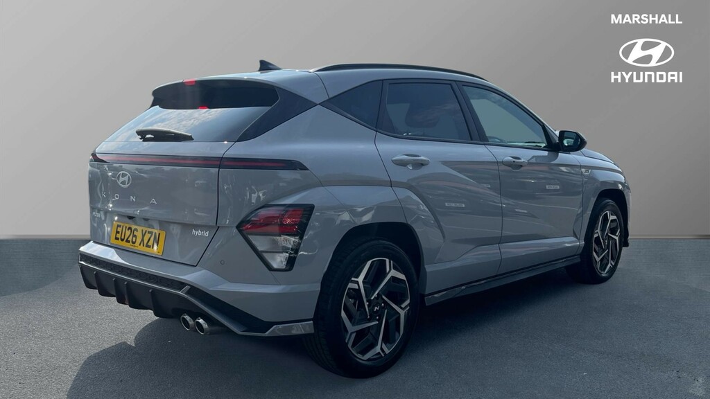 Hyundai Kona Kona 1.6 Hybrid 138 N Line Dct EU26XZN Grey #3