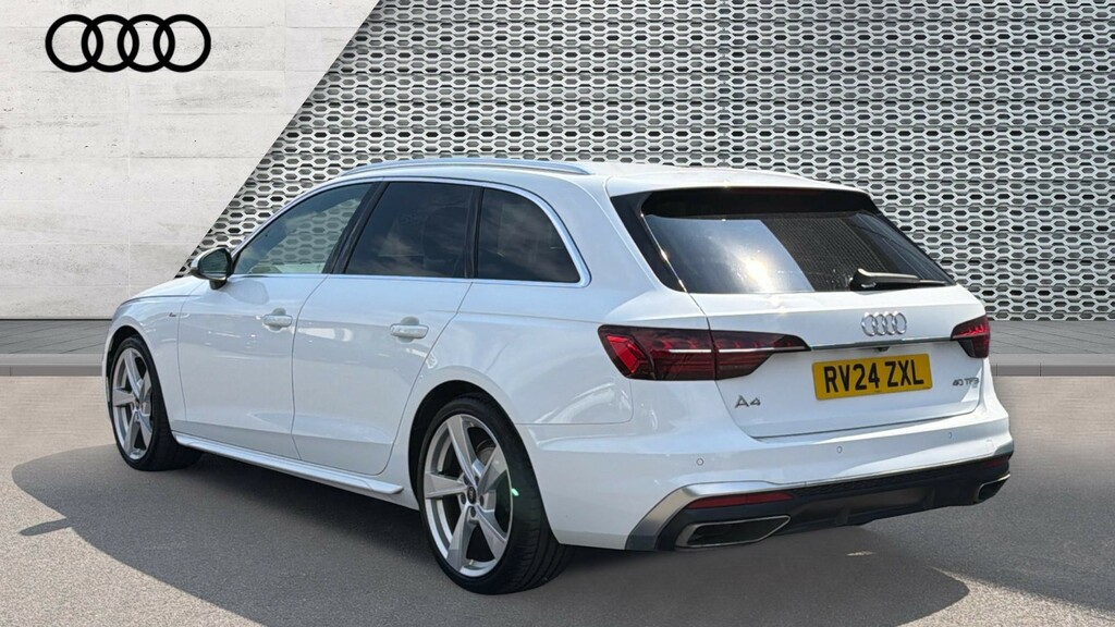 Audi A4 Avant A4 40 Tfsi 204 S Line S Tronic RV24ZXL White #3