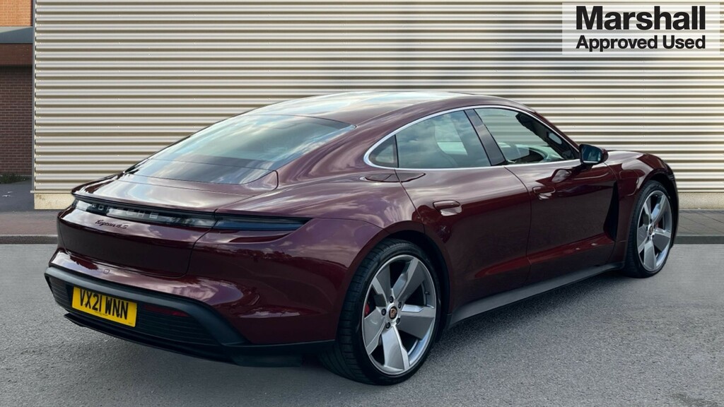 Porsche Taycan Taycan Saloon 420Kw 4S 93Kwh VX21WNN Red #3