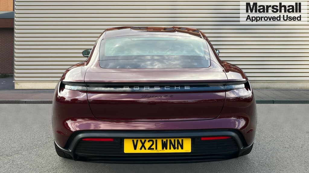 Porsche Taycan Taycan Saloon 420Kw 4S 93Kwh VX21WNN Red #4