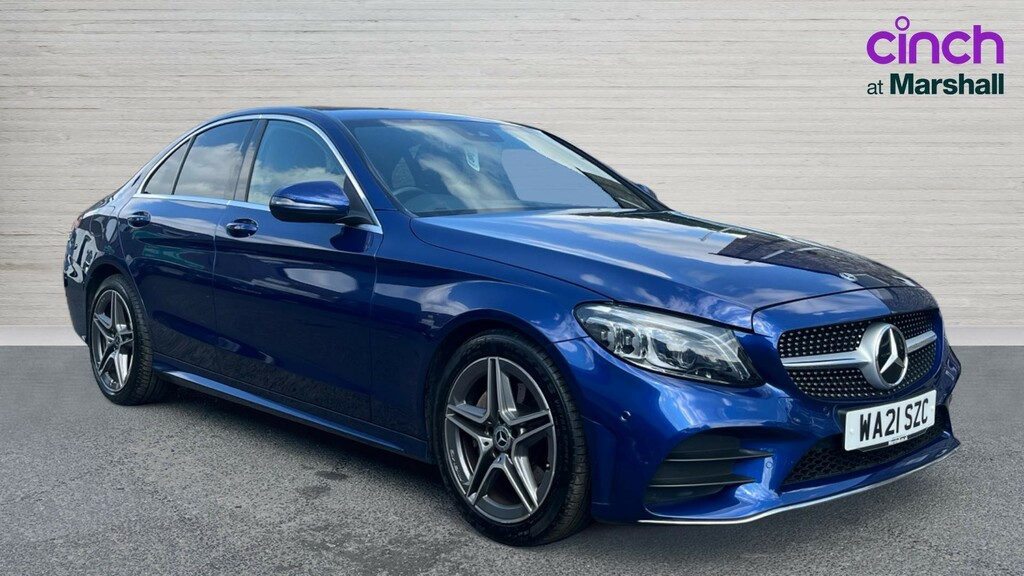 Mercedes-Benz C Class C Class C200 Amg Line Edition 9G-tronic Blue