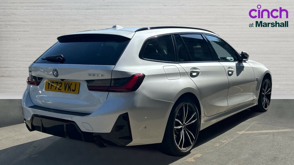 BMW 3 Series 3 Series 330E Xdrive M Sport Step YF72VKJ White #3