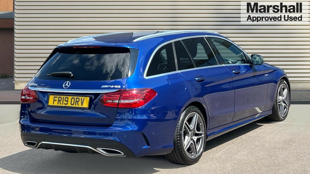 Mercedes-Benz C Class C Class C220d Amg Line Premium 9G-tronic FR19ORV Blue #3