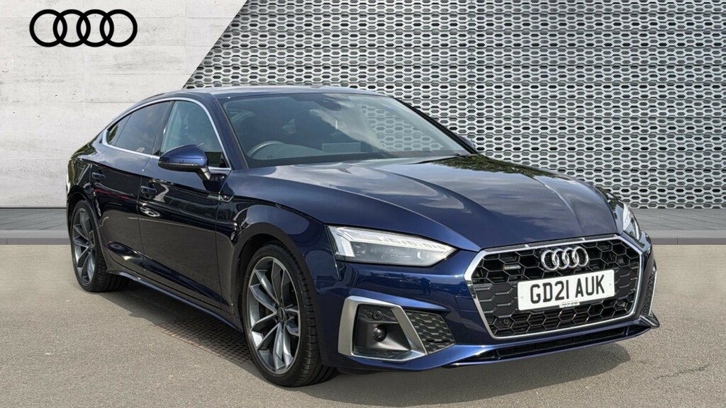 Audi A5 A5 45 Tfsi 265 Quattro S Line S Tronic GD21AUK Blue