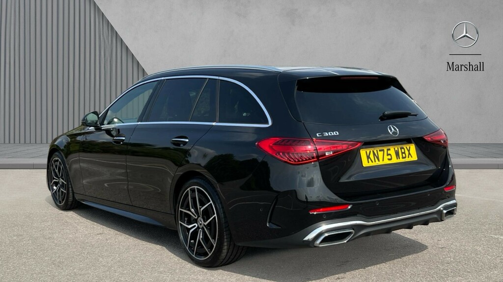 Mercedes-Benz C Class C Class C300 Amg Line Premium Pan Roof 9G-tr KN75WBX Black #2