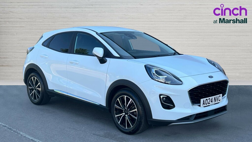 Ford Puma Puma 1.0 Ecoboost Hybrid Mhev Titanium AO24NVC White