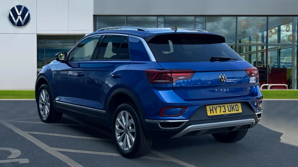 Volkswagen T-Roc T-roc 1.5 Tsi Style Dsg HY73UKO Blue #3