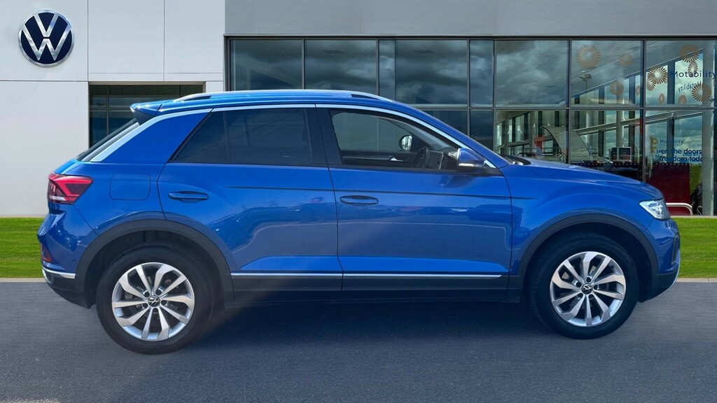 Volkswagen T-Roc T-roc 1.5 Tsi Style Dsg HY73UKO Blue #4