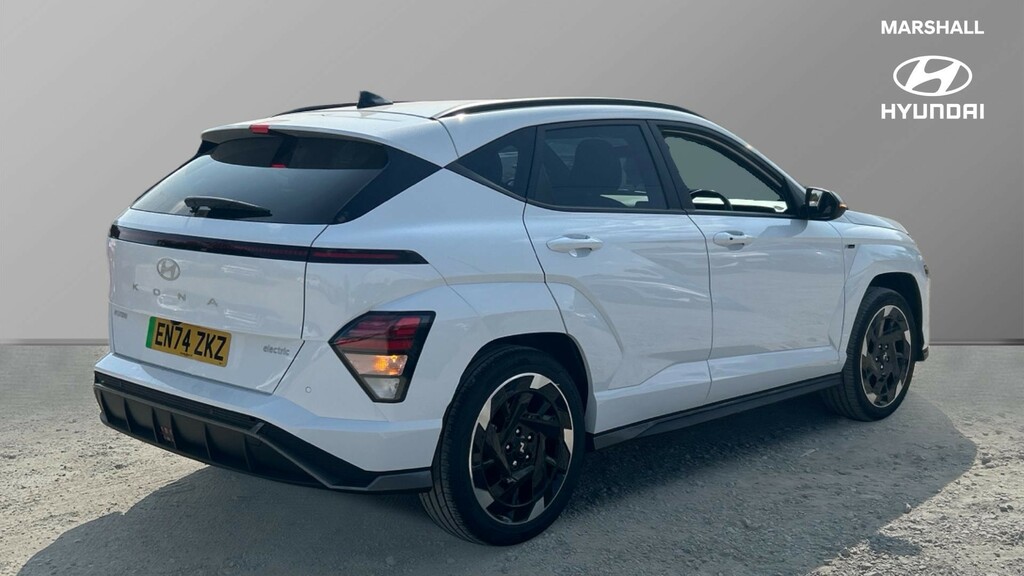 Hyundai Kona Kona 160Kw N Line 65Kwh EN74ZKZ White #3
