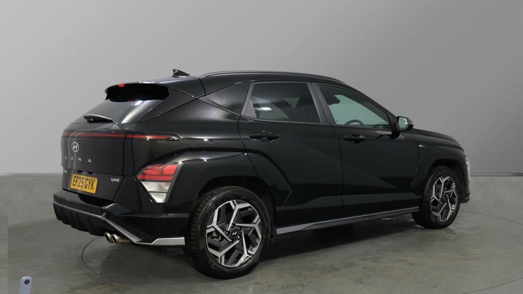 Hyundai Kona Kona 1.6 Hybrid 129 N Line Dct EF25GYK Black #3