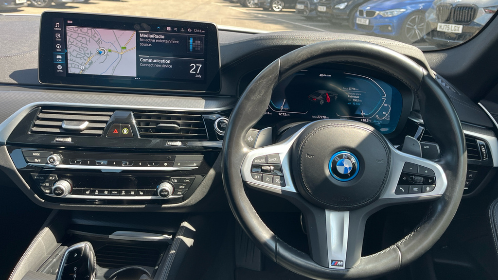 BMW 5 Series 5 Series 530E M Sport AJ22DUA White #5
