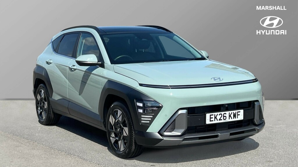 Hyundai Kona Kona 1.6 Hybrid 138 Ultimate Dct EK26KWF Green