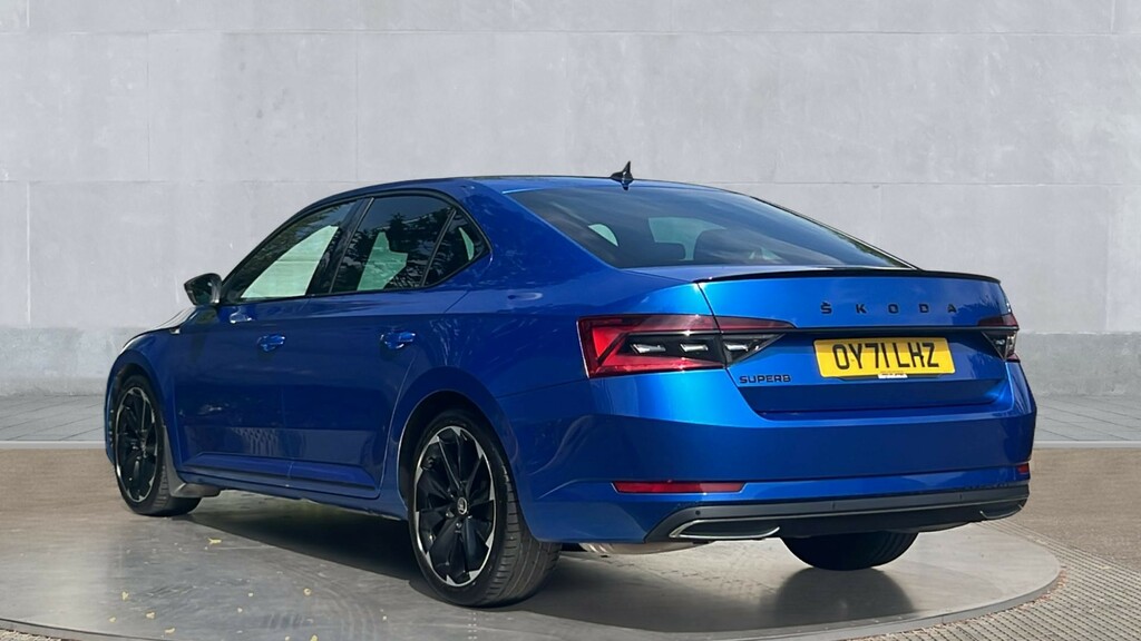 Skoda Superb Superb 2.0 Tsi 190 Sport Line Plus Dsg Blue #3