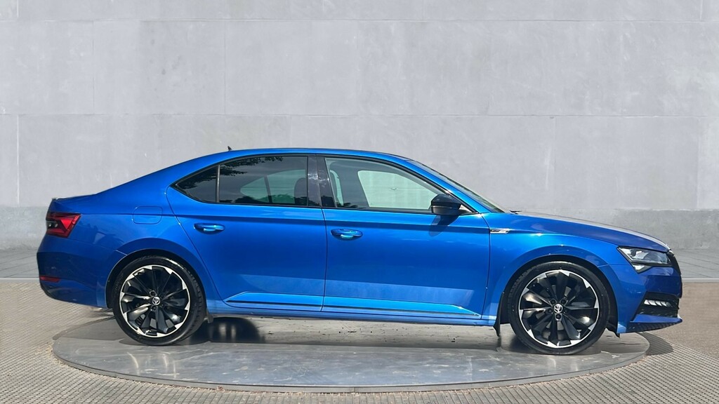 Skoda Superb Superb 2.0 Tsi 190 Sport Line Plus Dsg Blue #4