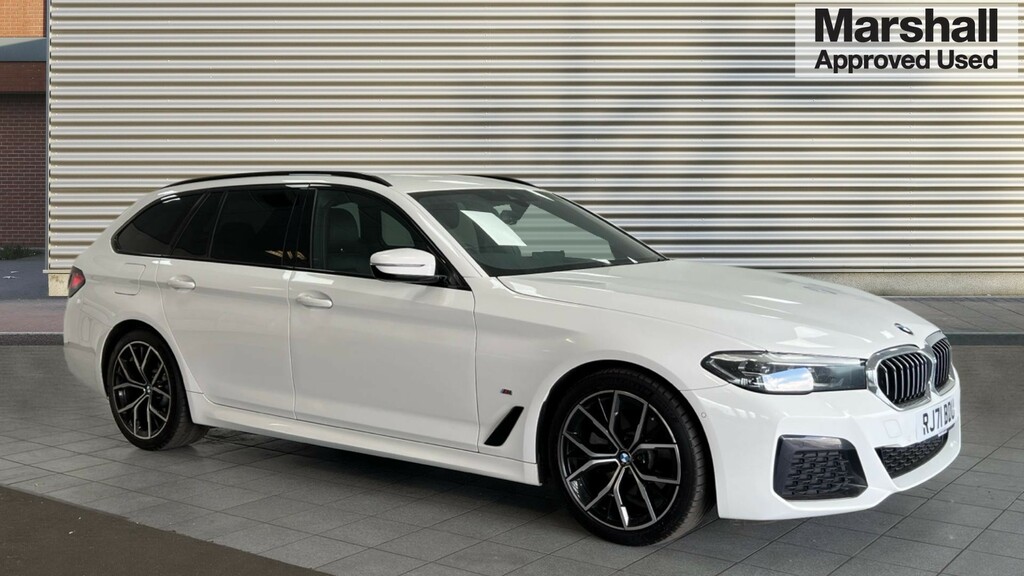 BMW 5 Series 5 Series 520D Mht M Sport Step White