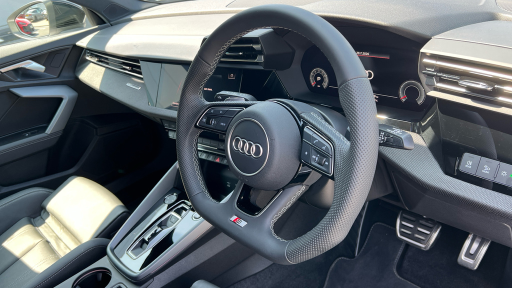 Audi A3 A3 1.5 Tfsi 150 Black Edition S Tronic KP75VTA White #6
