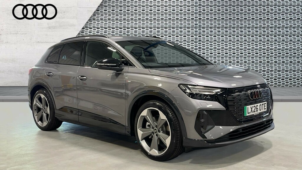 Audi Q4 E Tron Audi Q4 E-tron Estate 210Kw Perf 82Kwh Black Editi Grey