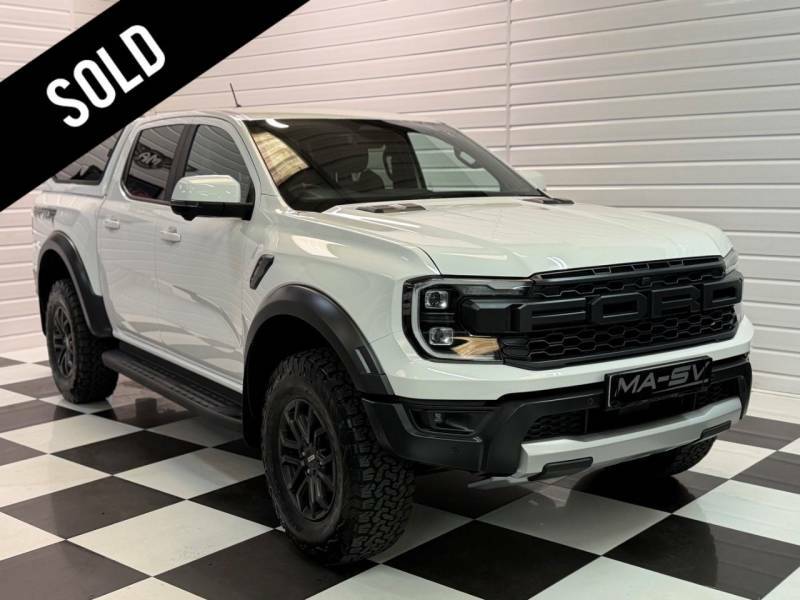 Ford Ranger Pick Up Double Cab Raptor 3.0 V6 292Bhp Eco White