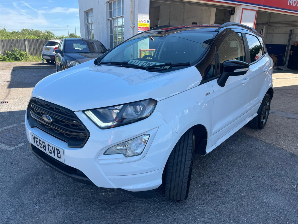 Ford Ecosport 1.0T Ecoboost St-line Euro 6 Ss White