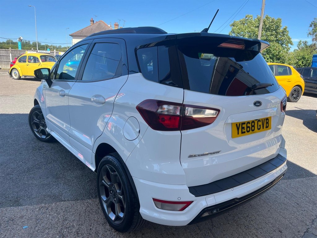 Ford Ecosport 1.0T Ecoboost St-line Euro 6 Ss White #3