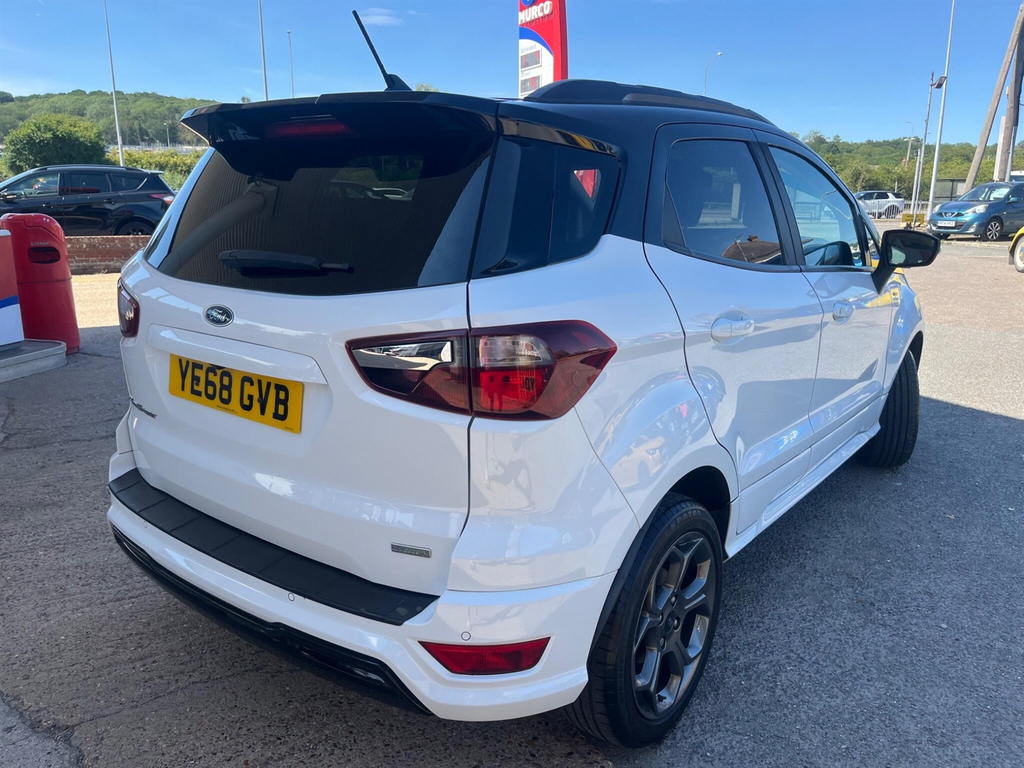 Ford Ecosport 1.0T Ecoboost St-line Euro 6 Ss White #5