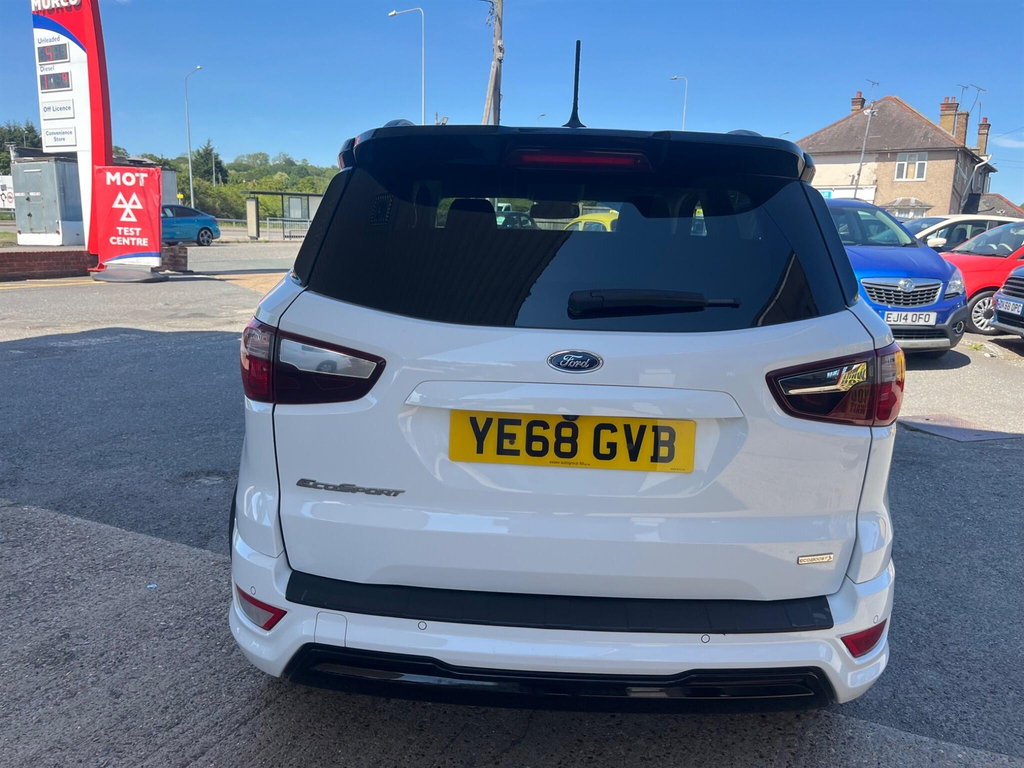 Ford Ecosport 1.0T Ecoboost St-line Euro 6 Ss White #4