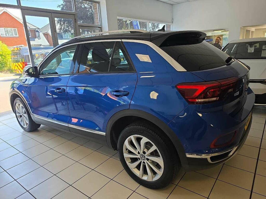 Volkswagen T-Roc 1.5 Tsi Style Dsg SN22BKT Blue #3