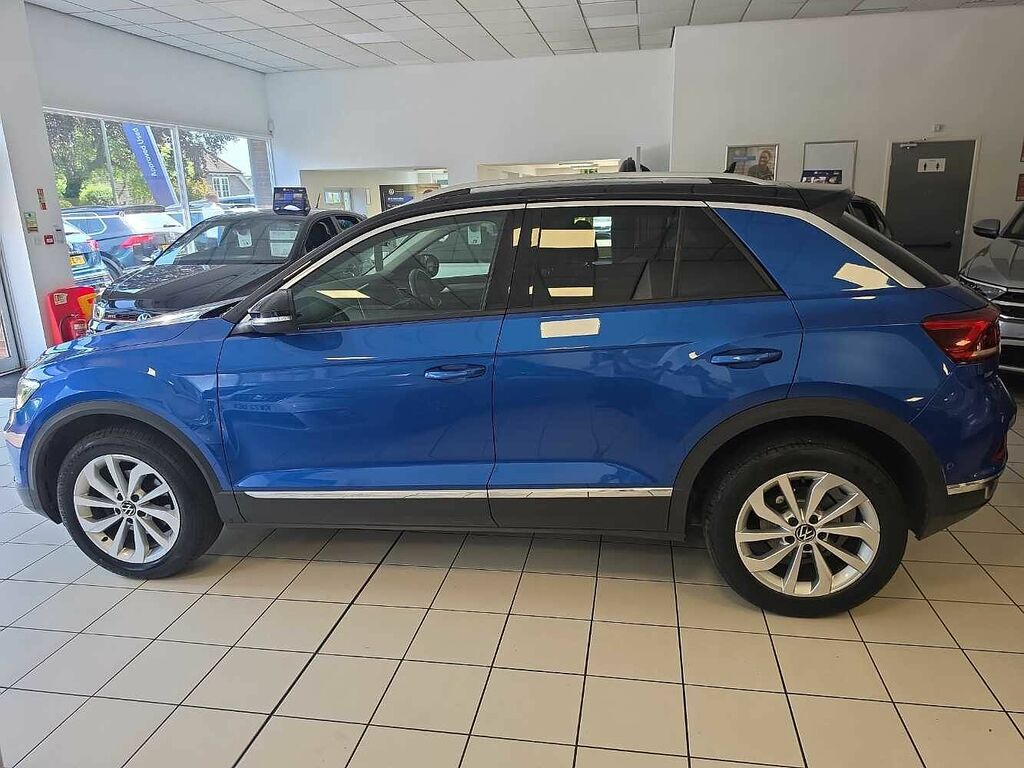 Volkswagen T-Roc 1.5 Tsi Style Dsg SN22BKT Blue #4