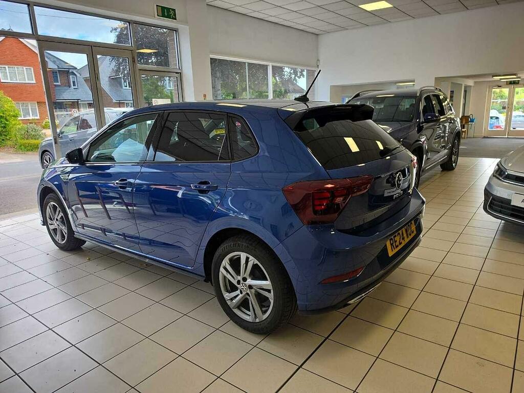 Volkswagen Polo 1.0 Tsi R-line Dsg RE24WOC Blue #3