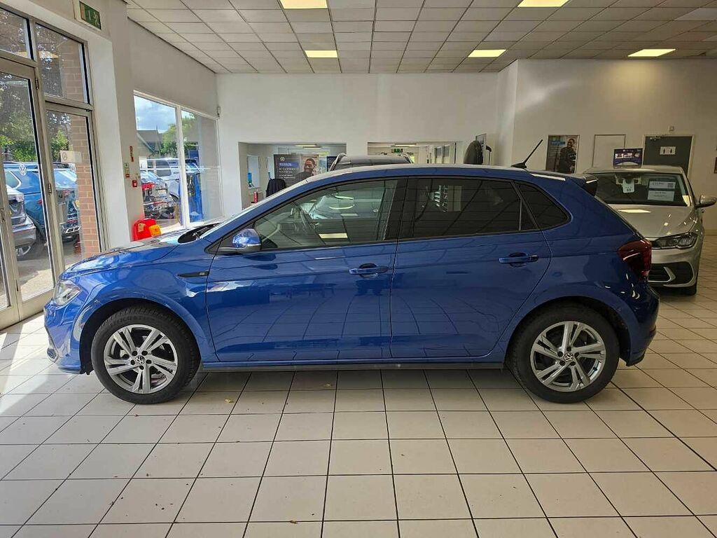 Volkswagen Polo 1.0 Tsi R-line Dsg RE24WOC Blue #4