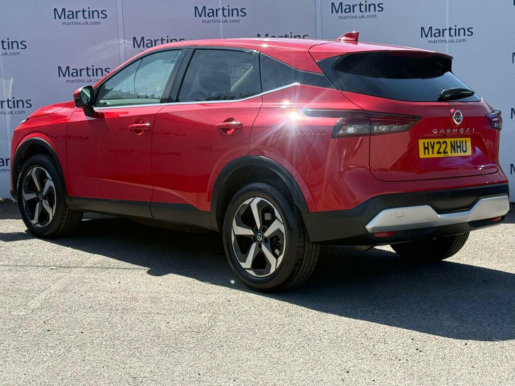 Nissan Qashqai 1.3 Dig-t Mhev N-connecta Euro 6 Ss HY22NHU Red #4