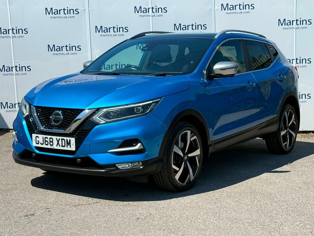 Nissan Qashqai 1.3 Dig-t Tekna Euro 6 Ss GJ68XDM Blue #3
